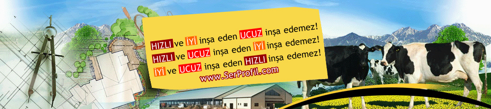 SerProfil Hafif Çelik Açık Profil
