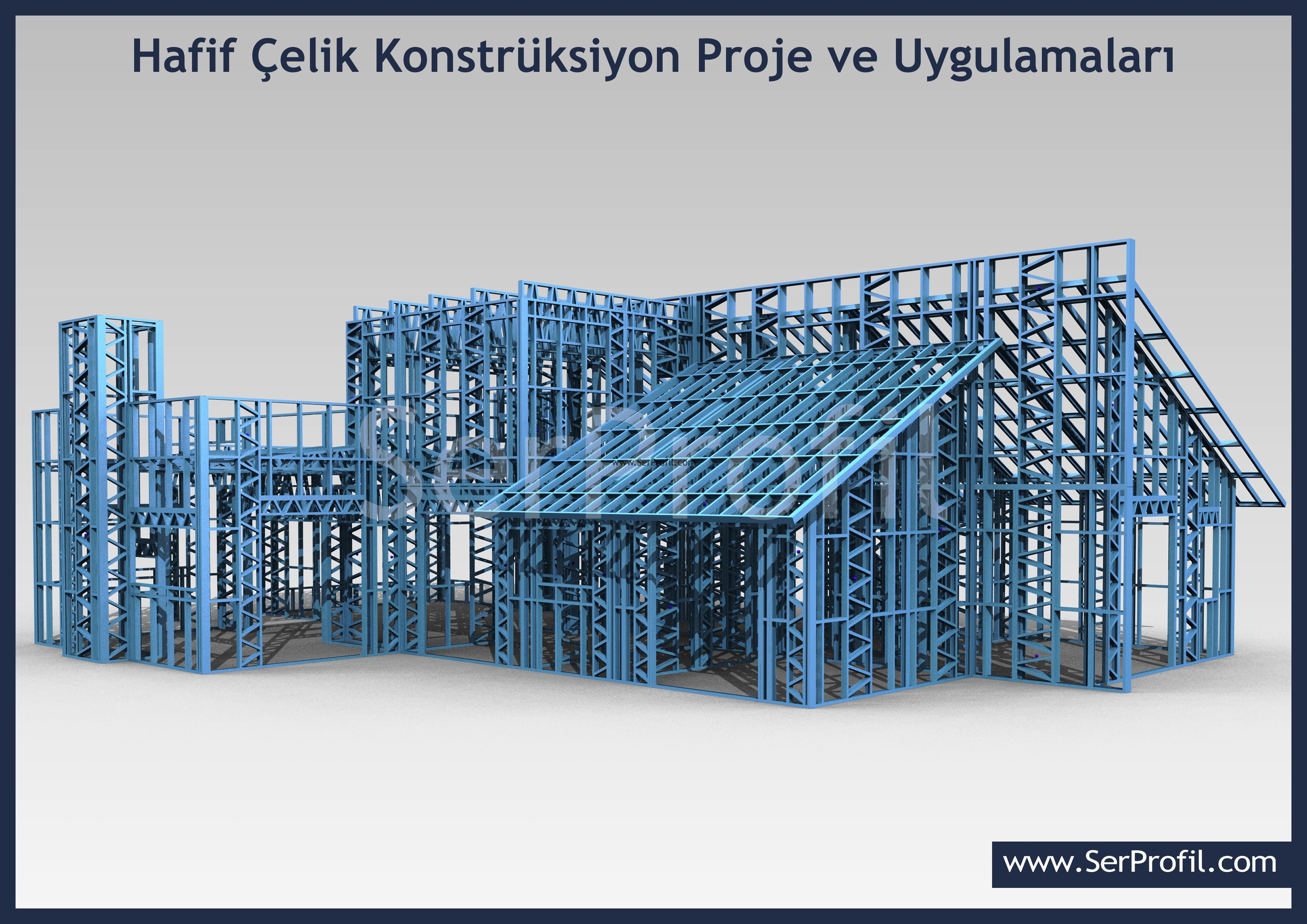 Çelik Konstrüksiyon Ev Villa Galvaniz Profil ve Panel Fiyatları