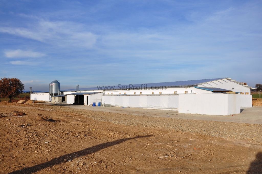 20-50-100 Başlık Ahır Projesi Maliyeti, Prefabrik ve ÇELİK Kaplama Sandviç Panel Ahır Fiyatı