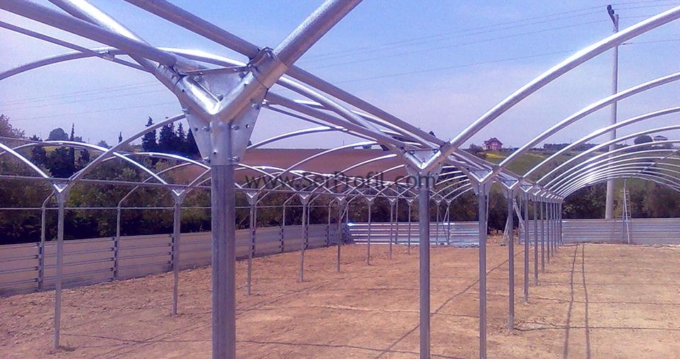 Uygun Fiyata Galvanizli Boyalı Tünel Gotik Yayla Sera Demiri Profilleri