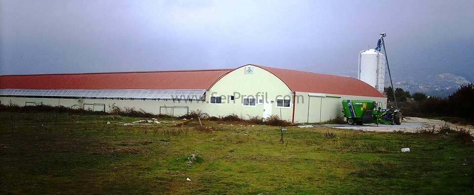 Duvar Çatı Yalıtımlı Ekonomik ÇELİK Prefabrik Ahır Fiyatları 2026