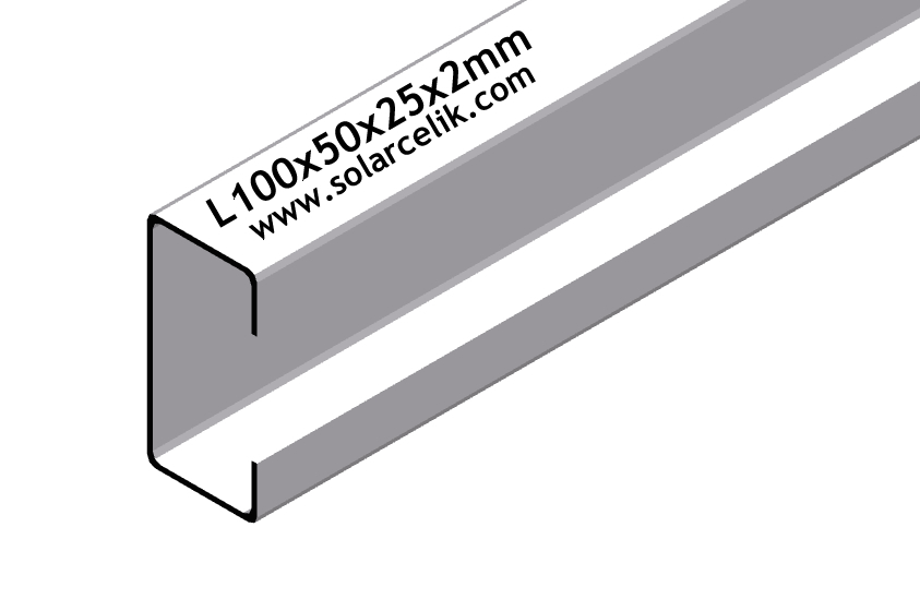 C100x50x25x2mm