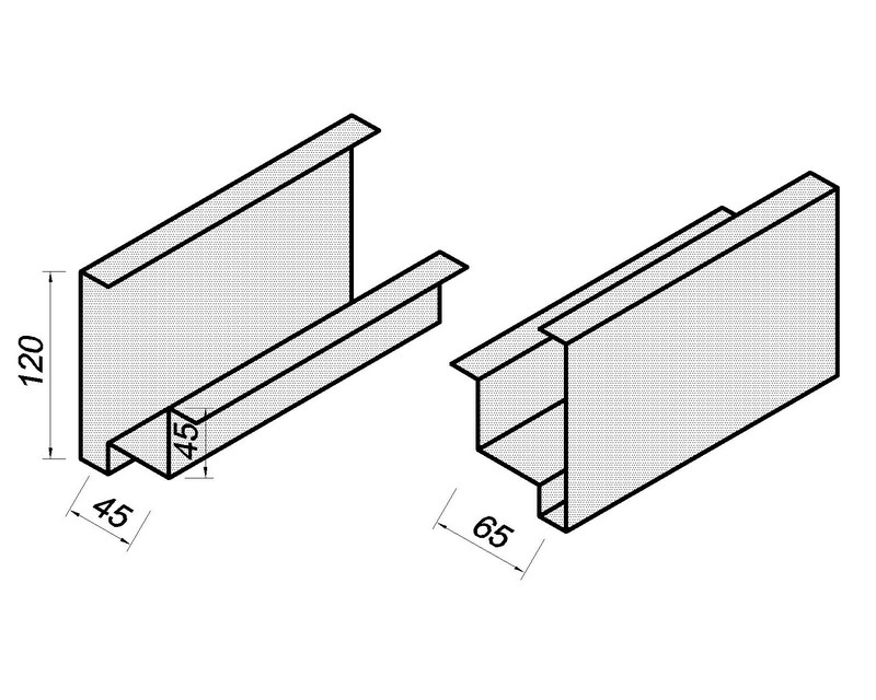 Konteyner Üst Şase 120mm Profili