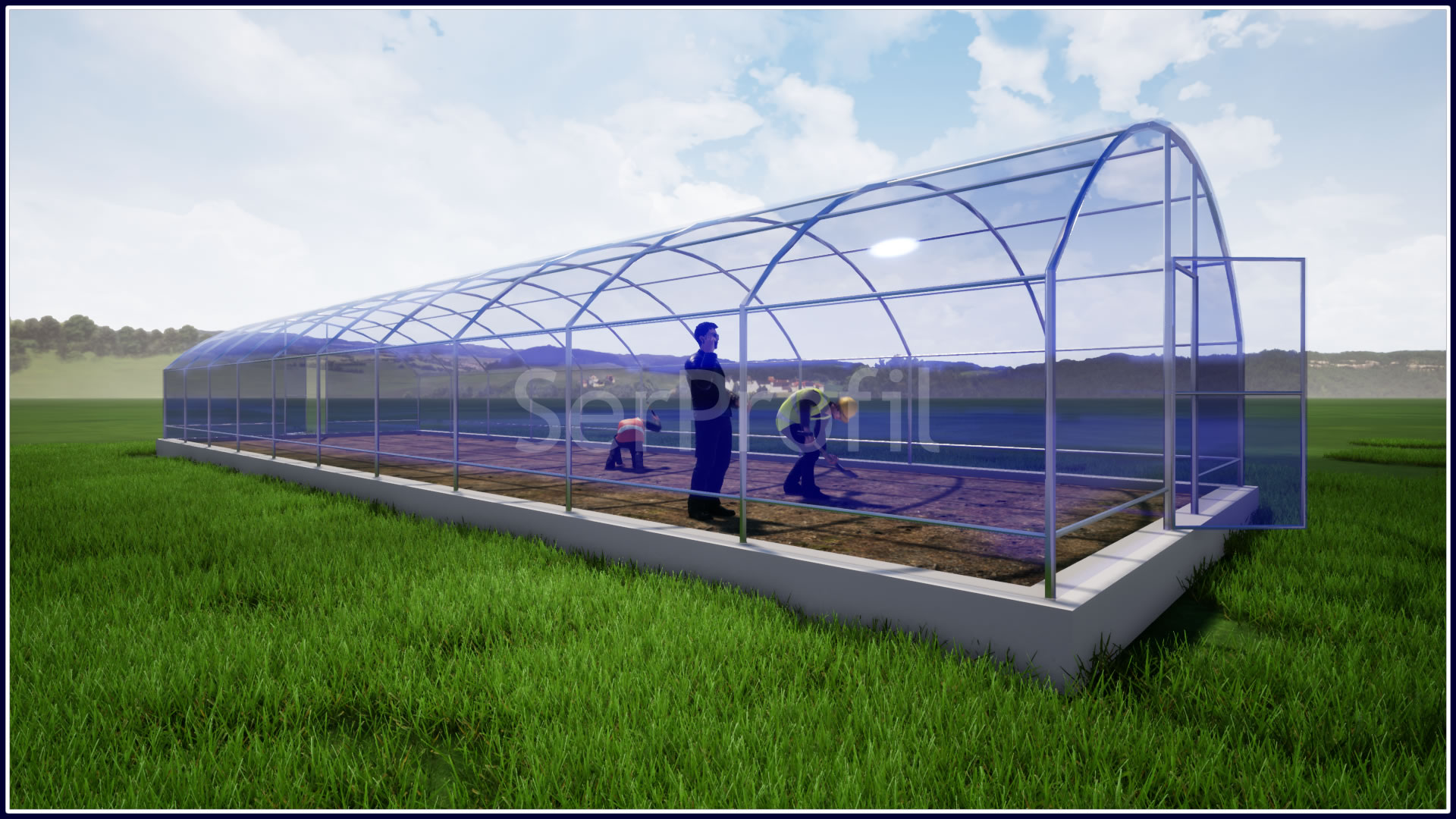 Ekonomik Sera Çadırı 6x20