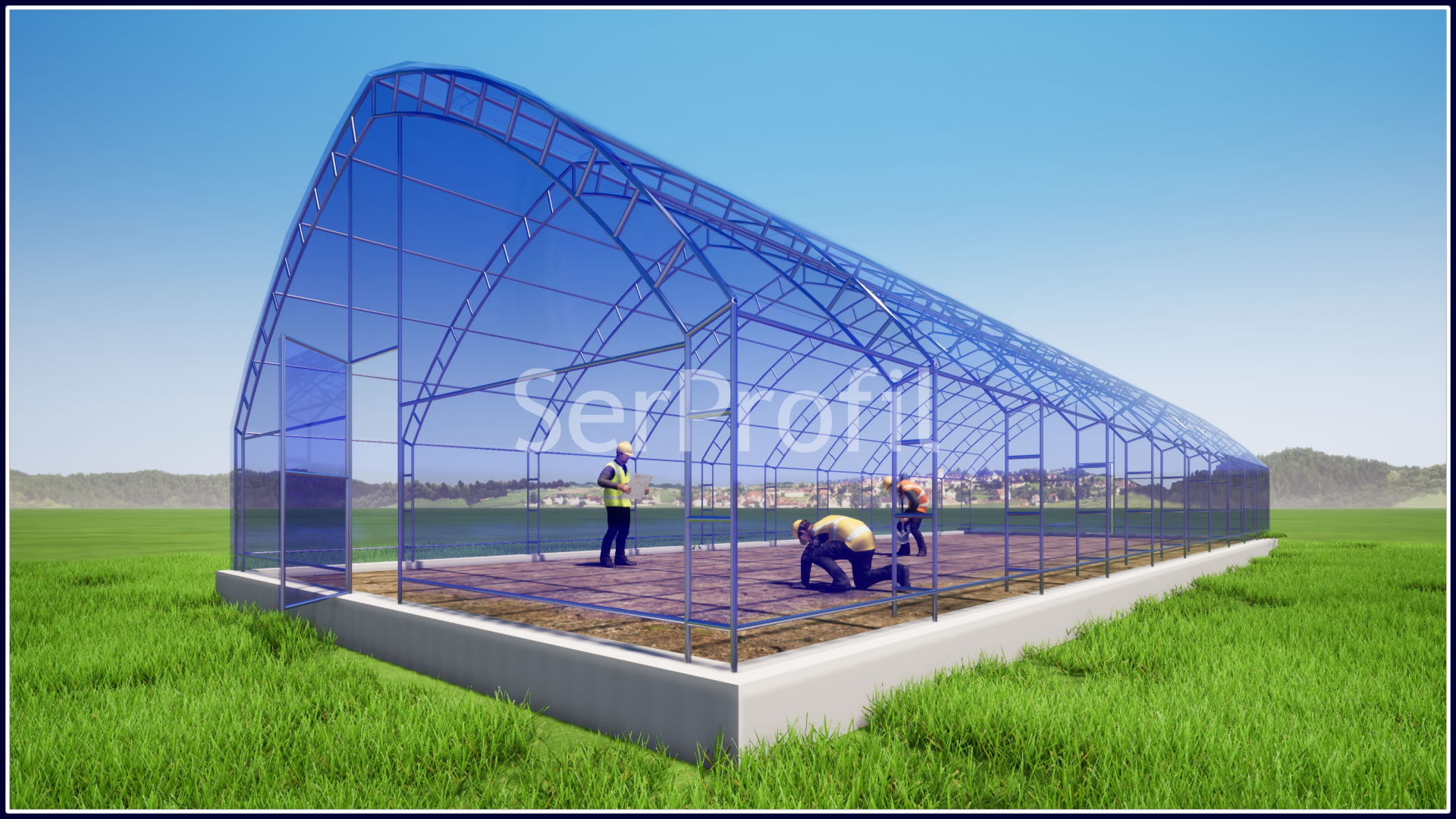 Ekonomik Sera Çadırı 8x20