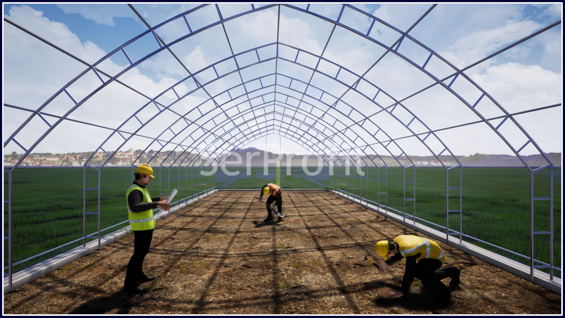 Ekonomik Sera Çadırı 8x20
